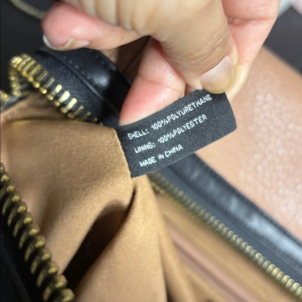 Faux Leather Crossbody Travel Hobo Bag